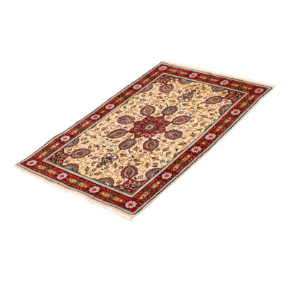 Tapis crème Kayseri Vintage 3 pi 1 po x 4 pi 11 po