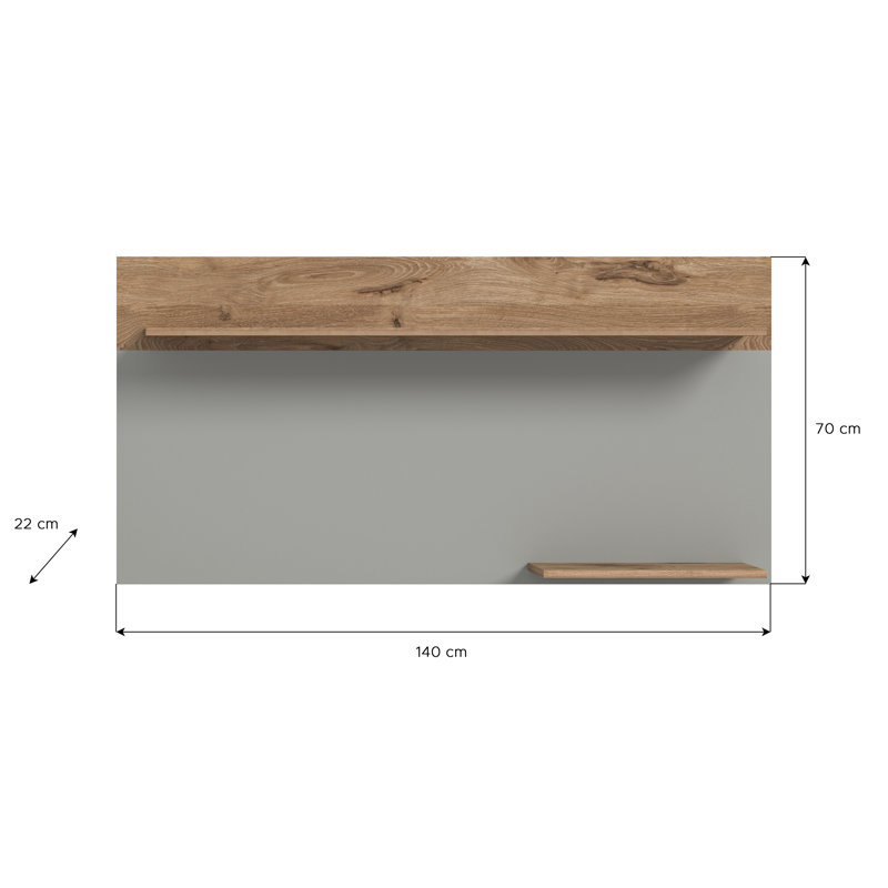 Sigtuna 2 Piece Floating Shelf