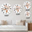 Minimal Compositions of Abstract Face III - Horloge murale moderne-73197212