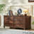 Farmhouse Nightstand With Charging Station, 24" Wide End Table With 3 Drawers,Wood Dresser Cabinet For Bedroom, Bed Side Table Chest Of Drawers,Night Stand For Living Room, Closet-123037903-123175609