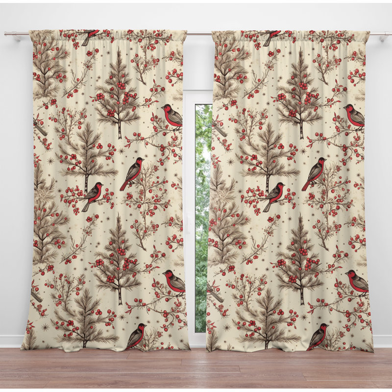Jomtien Room Darkening Curtain Pair, 20" W x 52" L