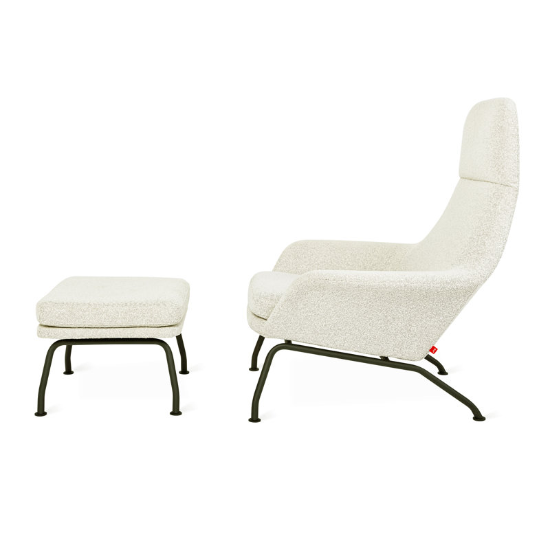 Fauteuil et repose-pieds Tallinn, Fossile de Copenhague, Oui