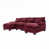 Chenille rouge Claret est en rupture de stock