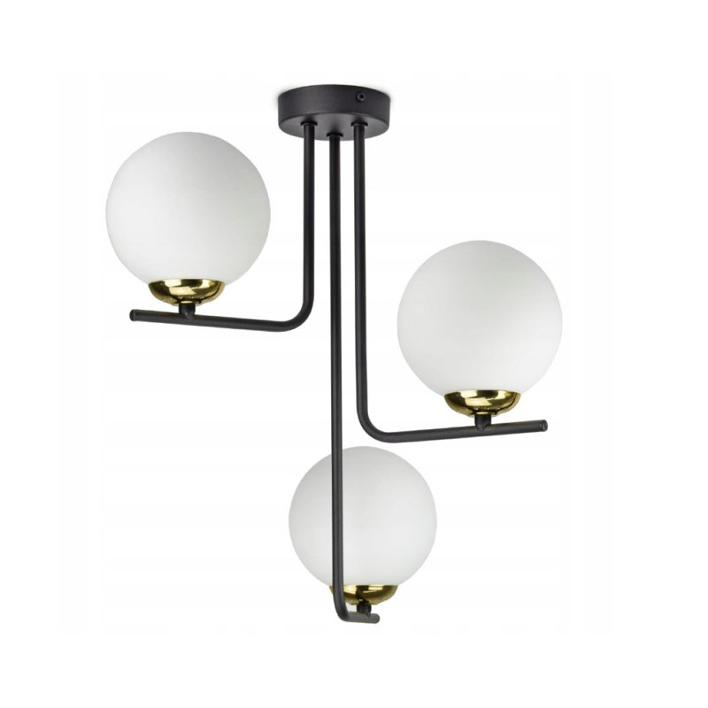 Glass Semi Flush Mount