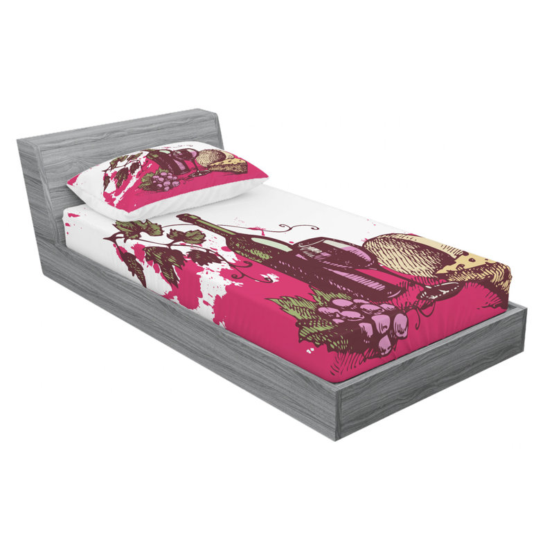 Microfiber Sheet Set, Twin XL Sheet Set with Fitted Sheet