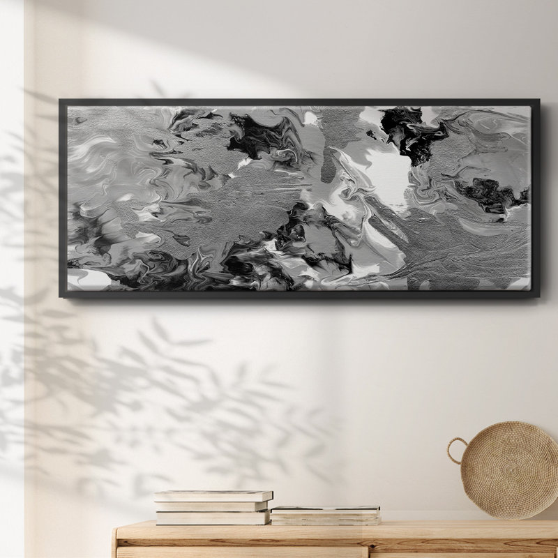 Rich Marble- Framed Canvas