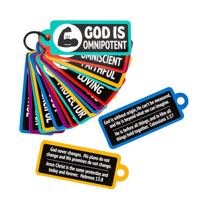 Attributes of God Cards on a Ring
