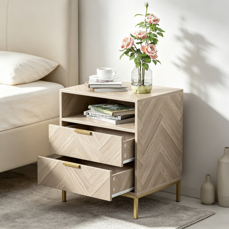50.2 cm W Bedside Table
