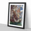 Mermaid Caught in the Net by Arnold Bocklin - Picture Frame Painting-62753336-62753337