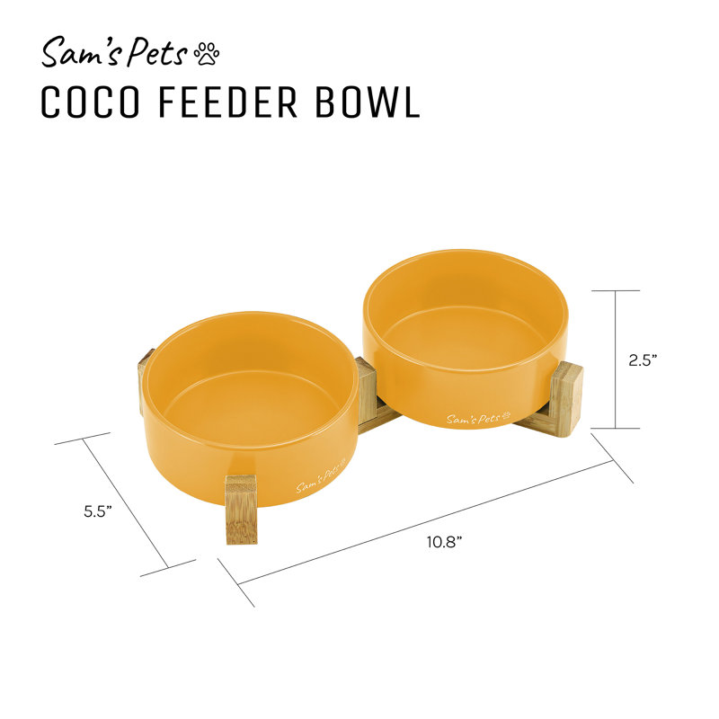 Coco and Pet Bowl, Yellow