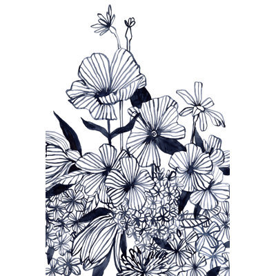 «Wildflower Tangle II», peinture sur toile