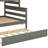 Wooden Twin Over Full Bunk Bed With A Pull-Out  Bed-1252185084