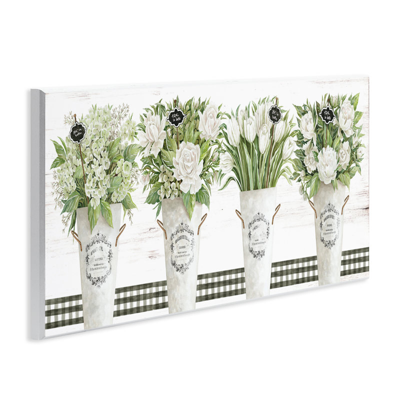 Plaque murale Marche aux Fleurs, design par Cindy Jacobs