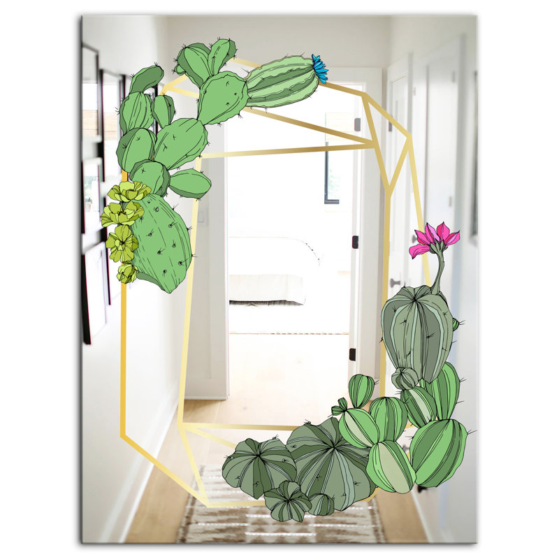 Miroir d'appoint Cactus, H 39,4 po x l 29,5 po
