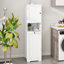 Élégant trieur de linge blanc - un compartiment, armoire de porte, E1, peinture, charge de 60 lb, économie d'espace, processus d'installation facile Bientot une capacité d'inclinaison, économiseur, à assembler