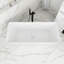 66 Inch Glossy White Acrylic Freestanding Soaking Bathtub
