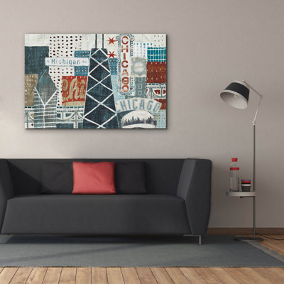 'Hey Chicago 3'  by Michael Mullan Canvas Wall Art