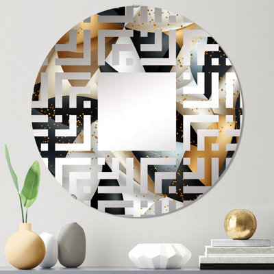 Miroir mural rond