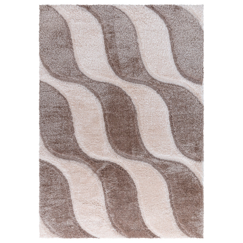 Casimira Geometric Shag Indoor / Outdoor Area Rug, Rectangle 200 x 290cm