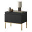 Moaad 49cm W Steel Bedside Table-138178909