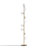 Pearl Floor Lamp with Glass Pearl Domes | Modern Zig Zag LED G9 Light in Gold Finish-2123930631