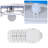 Cygnus 8 - Light Acrylic Dimmable Geometric Chandelier