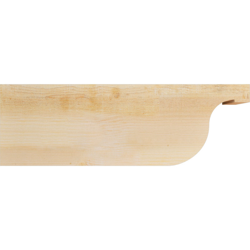 Queue de chevron Del Monte, Douglas, 12"H x 4"W x 36"L