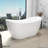 59" x 28" Freestanding Soaking Acrylic Bathtub