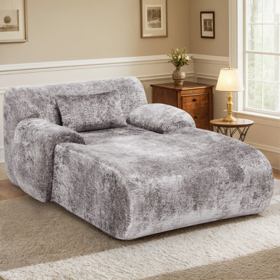 Canapé-lit à compression surdimensionné de 66 po avec coussin lombaire