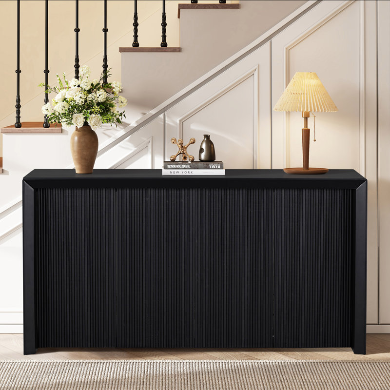 Console 59,7 po Dajonae, Noir