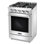Cosmo 24 po Collection Haven 3,73 pi³ Cuisinière à gaz avec 4 brûleurs scellés, grilles en fonte, four à convection, acier inoxydable