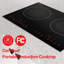 Élément chauffant portatif 20 po Empava, 1800 W, surface de cuisson à induction intégrée, 120 V 