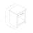 Walter 20.3" 1 Drawer Nightstand-908876199
