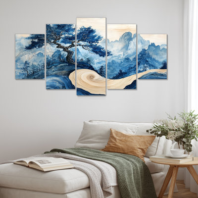 Tranquility In An Asian Forest Landscape III - forêt, décoration murale - art mural traditionnel