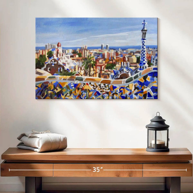 Sirci Barcelona Gaudi, H 16 po x l 24 po
