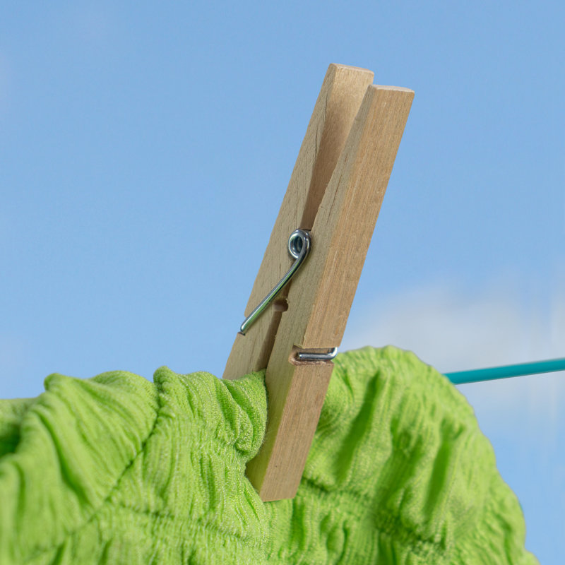 Solid Wood Clothes Pin