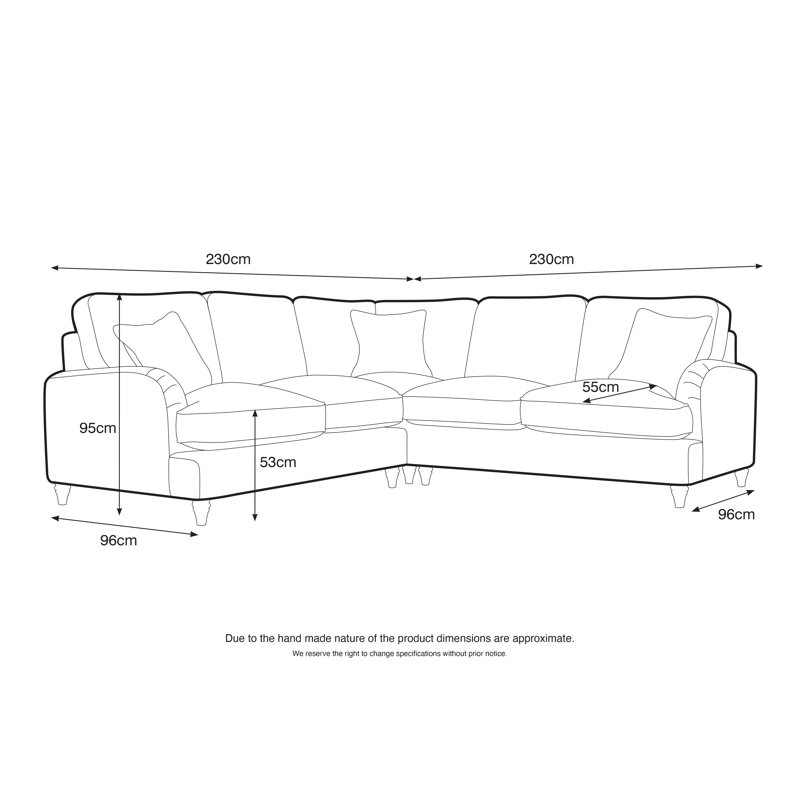 Galilee Modular Corner Sofa, Ice