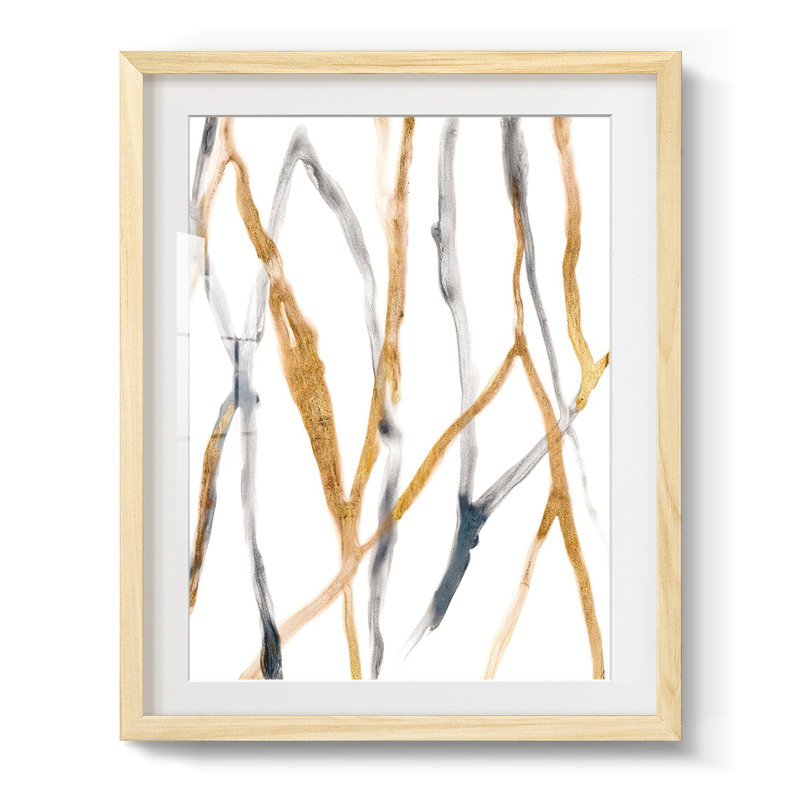 Reproduction encadrée, "Runnel X", Naturel, H 28,5 po x l 20,5 po