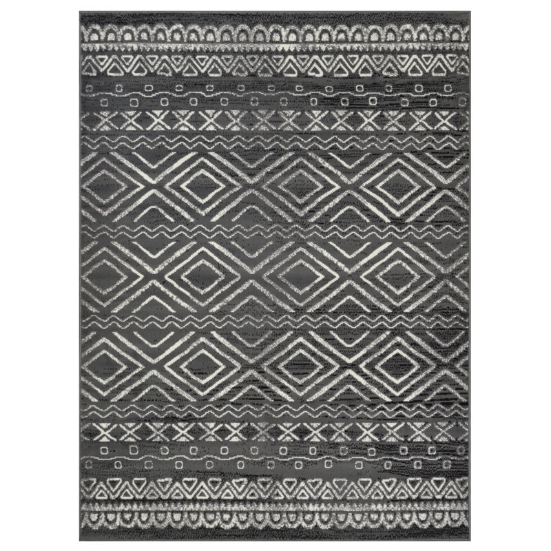 Holahan Southwestern Indoor Rug, Rectangle 5' x 7'