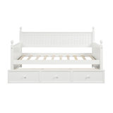 Wood Daybed with Three Drawers ,Daybed,No Box Spring Needed