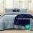 Bedsure King Comforter Set 5 Pieces - Bed in a Bag with Fleece Throw Blanket and Decorative Pillow, Lightweight Bedding Comforter Sets, All Season Bedding, Blue-105526948-105526954