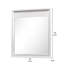 Miroir de commode 40 po Broy, bois gris champagne, bords arrondis