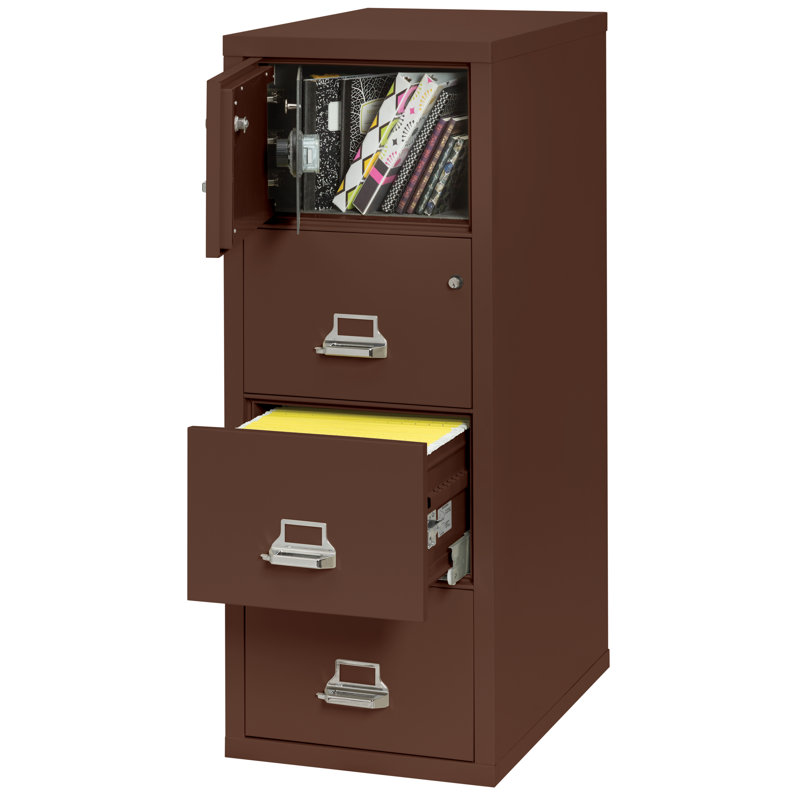 Legal 3 - Drawer File Cabinet, Brown