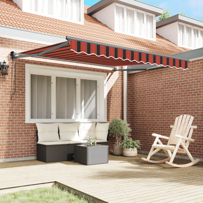Brayden Studio Retractable Patio Awning