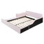 Lit plateforme Elowen Modern Glam avec bureau intégré et rails de sécurité-1898983941-1898983943