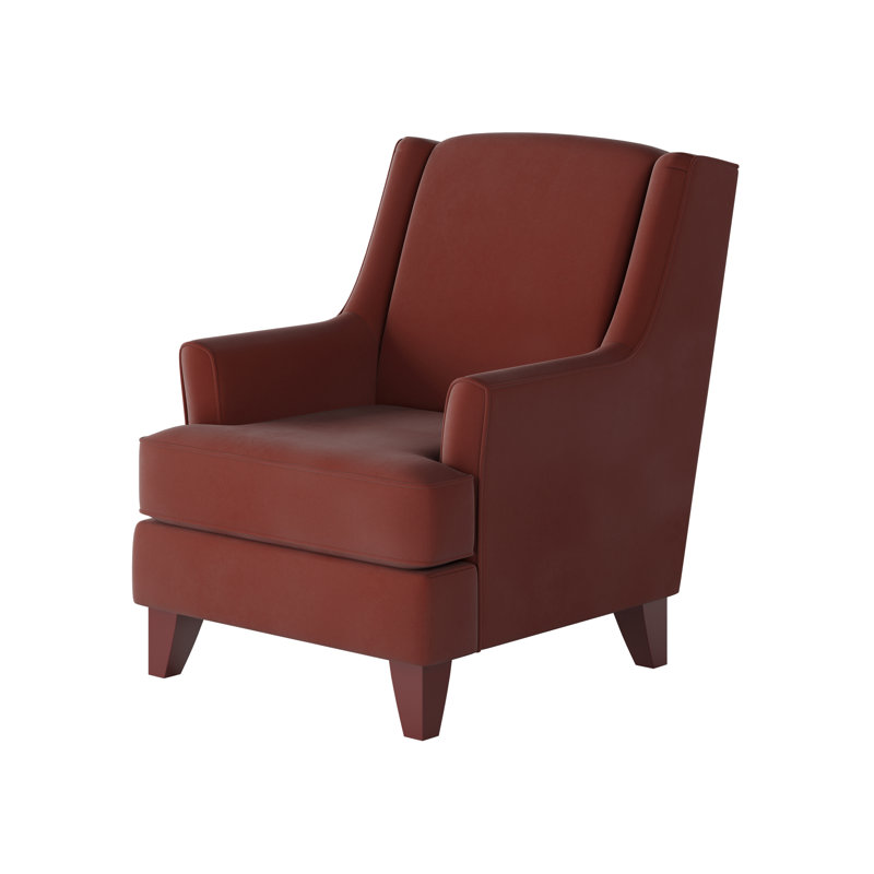 Venton Upholstered Accent Chair, Bella Rouge Polyester