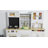 Play Kitchen for Kids, Wooden Toy with Stove That Lights/Sounds When Pan Detected, Includes Disinfection Cabinet, 2 Fabric Boxes & Stainless Cookware(white)-102487408
