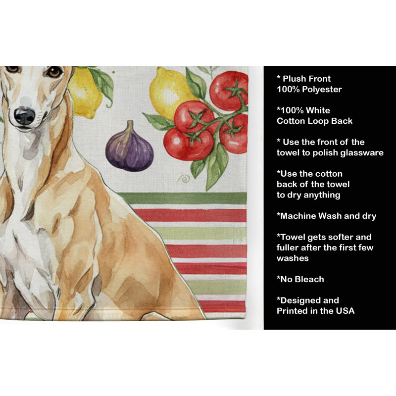Serviette de cuisine Fawn Greyhound, Lévrier fauve