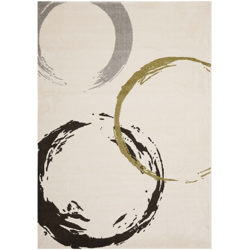 Angier Porcello Performance Abstract Rug, Rectangle 2' x 3'7"
