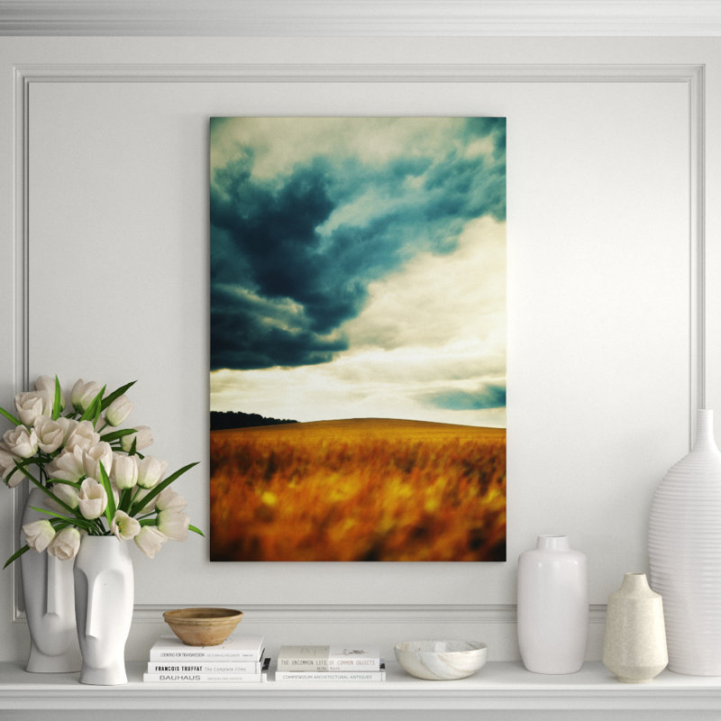 «Color Your Mood_99» par David Keochkerian - impression, Image au pinceau gel, H 60 po x l 40 po